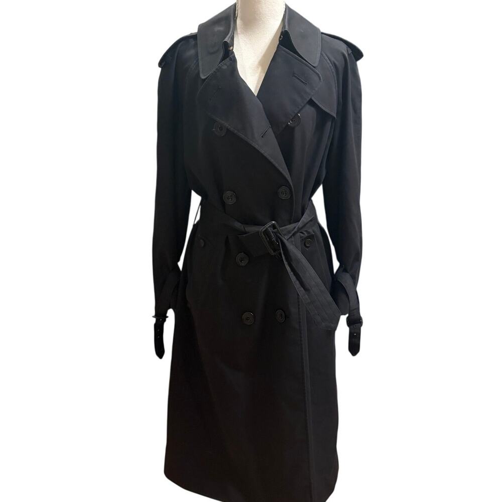 VTG Aquascutum Aqua 5 black trench women XS/S